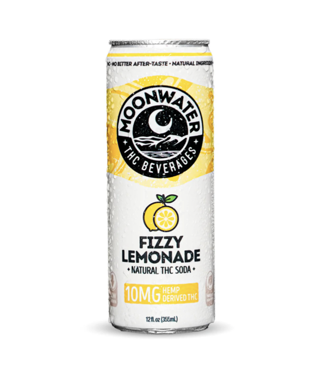 Moonwater Beverages Natural 10mg THC / Fizzy Lemonade